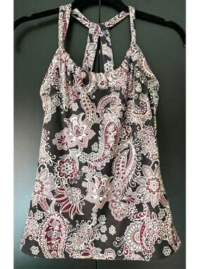 PrAna Quinn Racerback w/ Shelf Bra | Athletic Travel Tank Top Quick-Dry | Size S